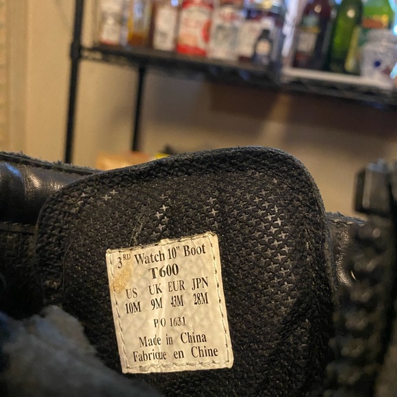 3rd Watch T600 Men’s 10-Inch Black Paratrooper Boots SIZE 10.5 - Picture 4 of 4